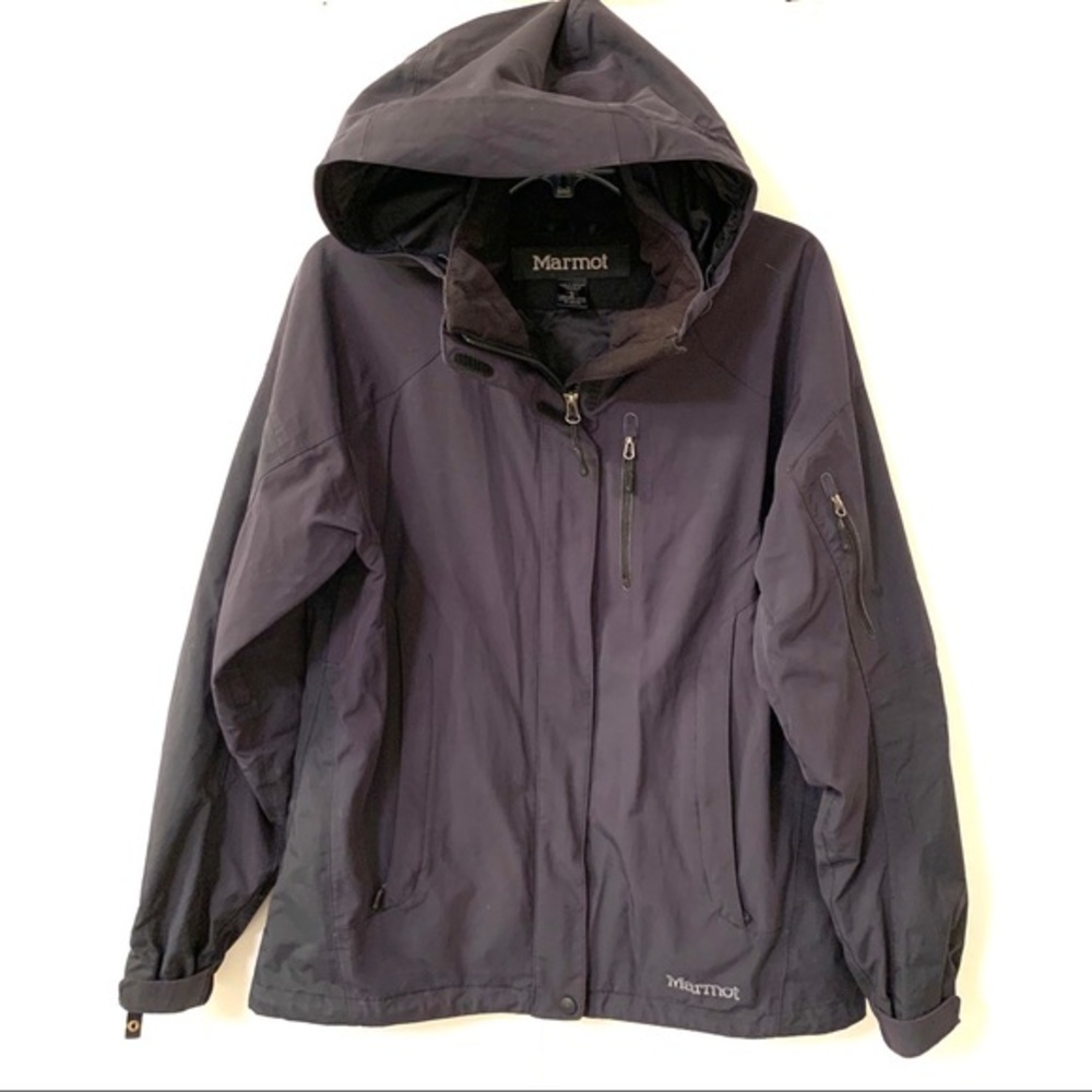 Marmot Black Hooded Jacket